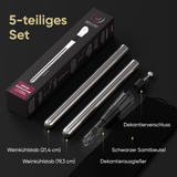 Glas-Polierstab inkl. Poliertuch & Weinkühlstab Set