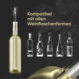 Glas-Polierstab inkl. Poliertuch & Weinkühlstab Set
