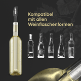 Weinkühlstab aus Edelstahl inkl. 2 Stäben mit Ausgießer
