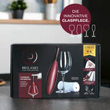 wine glass polisher including 3 polishing cloths