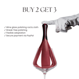 Glas-Polierstab inkl. Poliertuch