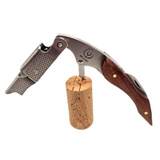 winegrower's knife corkscrew made of stainless steel and rosewood